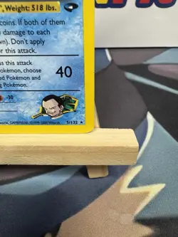 Pokemon TCG Giovanni's Gyarados Holo 5/132 Vintage Gym Challenge MP - Image 5