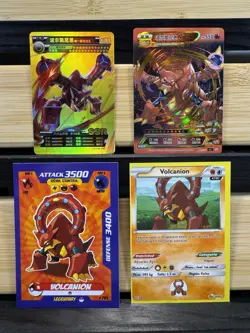 Pokemon Lot of Cards and Stickers Volcanion #721 Volcanion Only Lot of 16 - Image 5