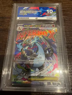 Pokemon TCG Mega Charizard x EX Mega dream MA 223/193 Ace 10 Gem Mint - Image 1