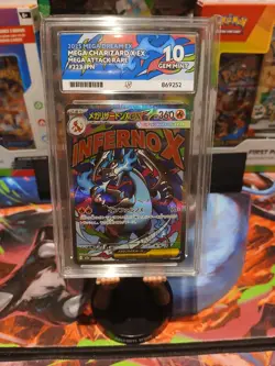 Pokemon TCG Mega Charizard x EX Mega Dream MA 223/193 ACE 10 Gem Mint - Image 1