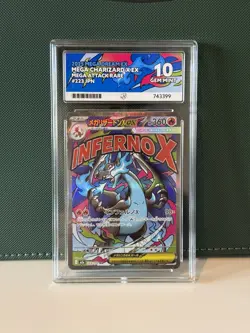 Pokemon TCG Mega Charizard x EX Mega dream MA 223/193 Ace 10 Gem Mint - Image 1