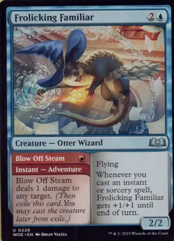 Wilds of Eldraine #226 Frolicking Familiar - Image 1