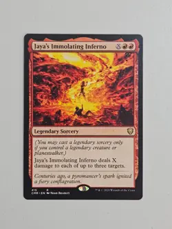 Jaya's Immolating Inferno R Commander Legends 0415 NM - Image 1