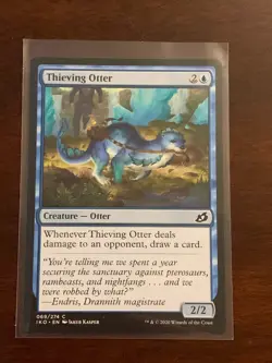 Magic the Gathering Ikoria Lair of Behemoths Thieving Otter - Image 1