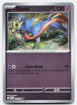 Zacian Reverse Holo 045/094 Rare Phantasmal Flames Pokemon Near Mint - Image 1