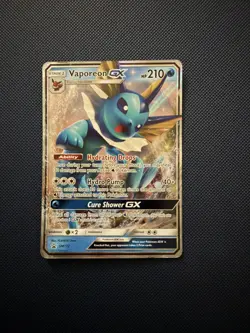 Pokemon TCG Vaporeon GX SM172 NM - Image 1