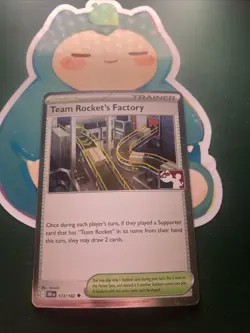 NM Team Rocket's Factory 173/182 Cosmos Holo Pokemon Prize Pack Series 8 - Image 1