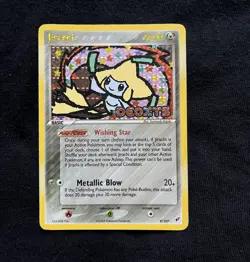 Pokemon Jirachi 9/107 EX Deoxys Stamped Reverse Holo Rare 2005 - Image 5