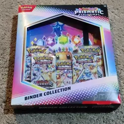 Pokemon Prismatic Evolutions Binder Collection Scarlet & Violet TCG Sealed New - Image 2