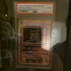 2000 POKEMON GAME MOVIE POKEMON 2000 MOVIE ANCIENT MEW PSA 9 - Image 1