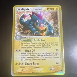 Feraligatr 2/101 EX Dragon Frontiers Holo Rare Vintage Pokemon Card - Image 1