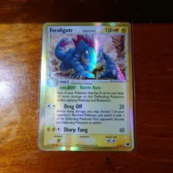Pokemon Feraligatr Delta Species 2/101 EX Dragon Frontiers Holo Rare LP - Image 1