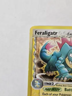 Pokemon Feraligatr Holo Rare Card 2/101 EX Dragon Frontiers HP / Damaged - Image 3