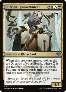 Stirring Honormancer -Foil Near Mint MTG Secrets of Strixhaven - Image 1