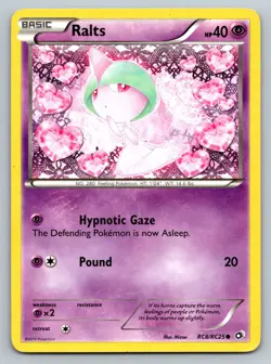 Ralts RC8/RC25 Pokemon Legendary Treasures Radiant Collection Card MP - Image 1