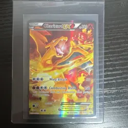 Pokemon Charizard EX XY121 XY Promo Full Art Holo EX Card Pokemon TCG - Image 1