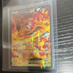 Pokemon Charizard EX XY121 XY Promo Full Art Holo EX Card Pokemon TCG - Image 2
