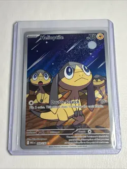 Pokemon Helioptile 143/132 Holo Illustration Rare Mega Evolution Pokemon Card NM - Image 1