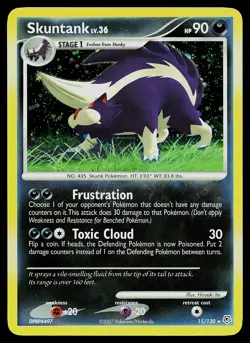 Pokemon Card - Skuntank Diamond and Pearl 15/130 Holo Rare - Image 1