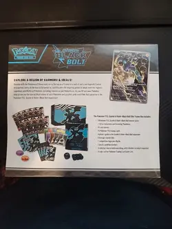 Pokemon TCG Scarlet and Violet Black Bolt ETB Elite Trainer Box Factory Sealed - Image 3