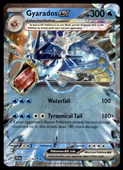 Gyarados ex 045/198 Double Rare Scarlet & Violet Pokemon Holo Near Mint - Image 1