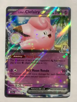 Pokemon TCG: Lillie's Clefairy ex 056/159 Sv09: Journey Together Holo - Image 1