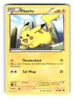 Pikachu 39/99 Common Next Destinies Pokemon Near Mint - Image 1