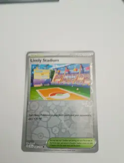 Pokemon - LIVELY STADIUM 180/191 - Reverse Holo - Surging Sparks - NM/M - Image 2