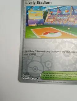 Pokemon - LIVELY STADIUM 180/191 - Reverse Holo - Surging Sparks - NM/M - Image 3