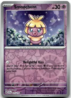Pokemon Smoochum Surging Sparks SSP #075/191 Common Reverse Holo NM LOOK! - Image 1