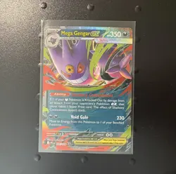 Mega Gengar ex 056/094 Double Rare Phantasmal Flames Pokemon Holo Near Mint - Image 1