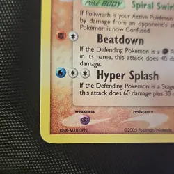 Pokemon TCG Poliwrath 11/115 EX Unseen Forces Holo Rare - Image 5