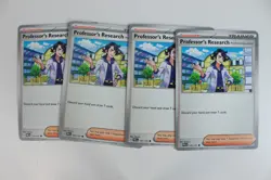Professors Research 125/131 x4 Play Set Pokemon TCG Prismatic Evolutions - Image 1
