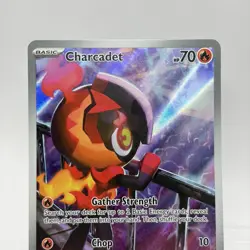 Pokemon Charcadet Promo 022 - Phantasmal Flames ETB 2025 Full Art NM ENGLISH - Image 2