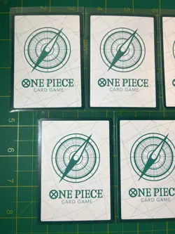 Japanese One Piece TCG PRB-01 Gold DON Card Lot (5) - Lucci, Rebecca, Hody, etc - Image 4