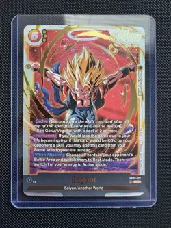 Dragon Ball Super Fusion World Gogeta FB09-122 SCR Foil Card - Image 4