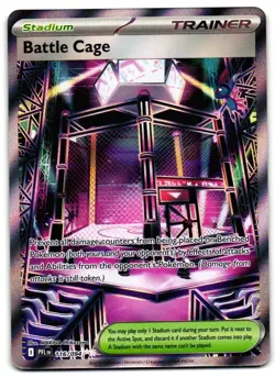 Battle Cage 116/094 - Phantasmal Flames Ultra Rare Pokemon TCG - NM Card - Image 1