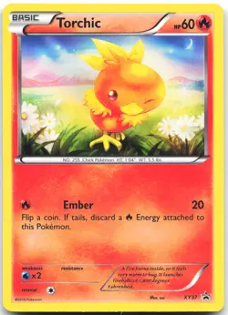 Torchic - XY37 XY37 Holo Promo XY Promo Pokemon Lightly Played - Image 1