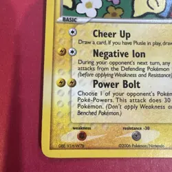 MINUN POP Series 3 POKEMON Holo 4/17 TCG L P+ - Image 5