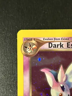 Dark Espeon 🌀 SWIRL On Head 4/105 Neo Destiny Holo LP/MP Pokemon Eeveeloution - Image 5