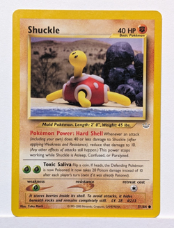 Shuckle 51/64 Neo Revelation COMMON Pokemon WOTC - NM - Image 1