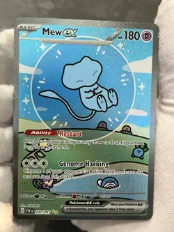 Pokemon Mew ex 232/091 Paldean Fates Special Illustration Rare Bubble Mew NM - Image 3