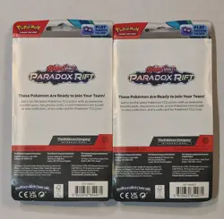 Pokemon Paradox Rift Checklane Blister Pack Pair - Glimmora & Ceruledge Set of 2 - Image 2
