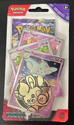 2024 POKEMON SCARLET & VIOLET TEMPORAL FORCES PREMIUM CHECKLANE BLISTER TOGEKISS - Image 1