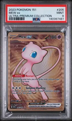 2023 POKEMON 151 ULTRA-PREMIUM COLLECTION #205 MEW ex PSA 9 - Image 1
