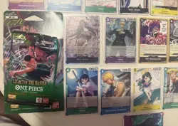 ONE PIECE CARD GAME LOT x24 w/ RARES LEGACY OF THE MASTER & CARRYING ON HIS WILL - Image 4