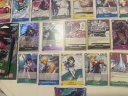 ONE PIECE CARD GAME LOT x24 w/ RARES LEGACY OF THE MASTER & CARRYING ON HIS WILL - Image 5