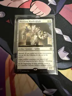 Magic: The Gathering Illustrious Wanderglyph Non-Foil, Regular Card NM - Image 1