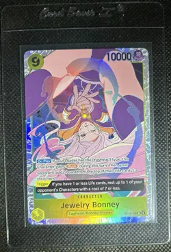 Bandai One Piece Card Game 2 Card Lot Jewelry Bonney Holo OP13-108 OP07-019 - Image 2