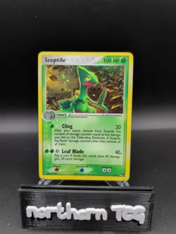 Sceptile - 4/17 - Pokemon Pop Series 1 Holo Card LP - Image 1